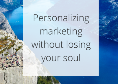 Dear FIRSTNAME: Personalizing blog marketing without losing your soul